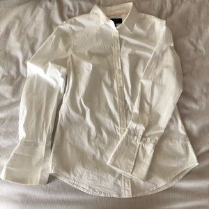 Banana Republic Tailored Fit Button up White